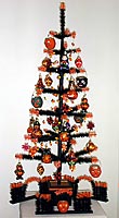 Halloween Feather Tree